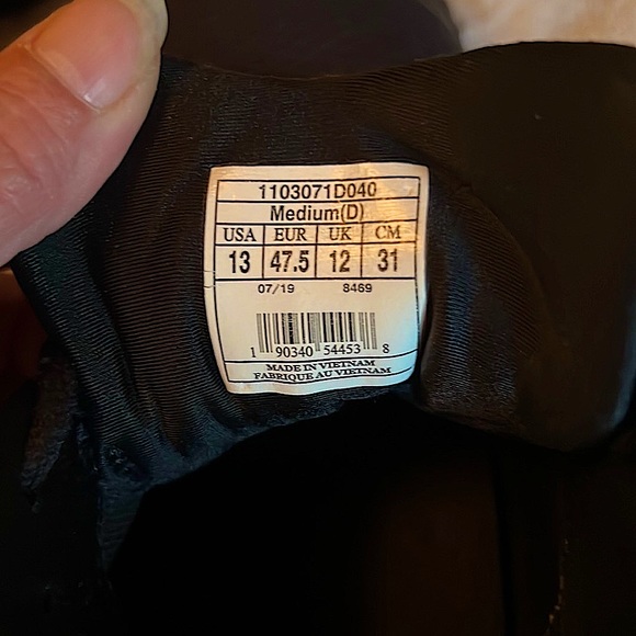 BROOKS 👟 BLACK GTS22 CUSHIONED ADRENALINE ATHLETIC SHOE SNEAKER Men’s 13 D Width - Picture 12 of 15